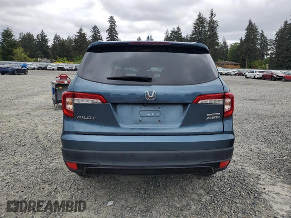 2021 Honda Pilot Special Edition with VIN 5FNYF6H27MB095691, listed as a Copart auction lot 56530165 with 43,152 mi miles and Salvage Title. Bid and sale history available at DreamBid. Image 6.