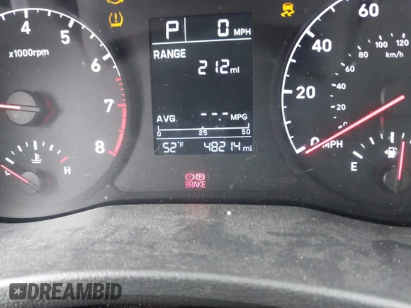 2020 Hyundai Accent SE with VIN 3KPC24A61LE096847, listed as a IAAI auction lot 41997351 with 48,214 mi miles. Bid and sale history available at carsss.com. Image 7.