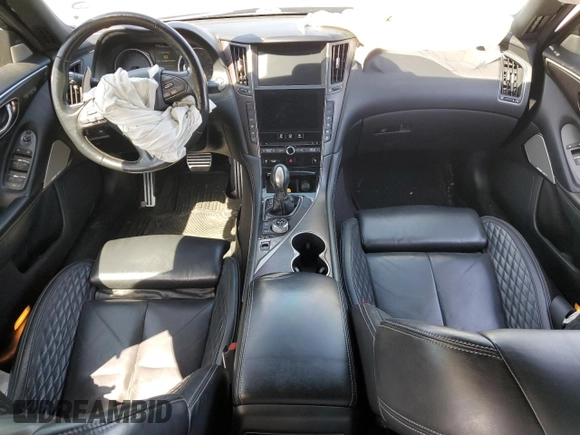 2017 Infiniti Q50 Red Sport 400 z VIN JN1FV7AR1HM870851, wystawiony jako Copart lot #56178215 z przebiegiem 106 468 mil mil oraz Nie do naprawy • Non repairable. Historia ofert i sprzedaży dostępna na DreamBid. Obrazek 8.