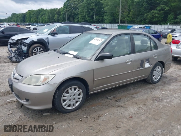 2004 Honda Civic LX z VIN 2HGES16594H634161, wystawiony jako IAAI lot #42392967 z przebiegiem 203 119 mil mil oraz . Historia ofert i sprzedaży dostępna na DreamBid. Obrazek 2.