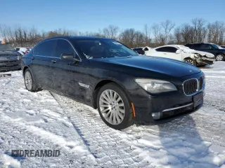 2011 BMW 7 Series 750Li xDrive with VIN WBAKC8C51BC432732, listed as a Copart auction lot 89097345 with 135,820 mi miles and Salvage Title. Bid and sale history available at carsss.com. Image 4.