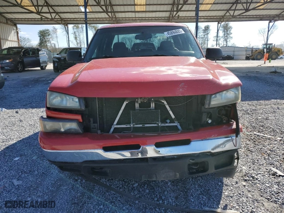 2006 Chevrolet Silverado 1500 LS with VIN 2GCEK13V961274534, listed as a Copart auction lot 45890885 with 252,393 mi miles and Salvage Title. Bid and sale history available at carsss.com. Image 5.
