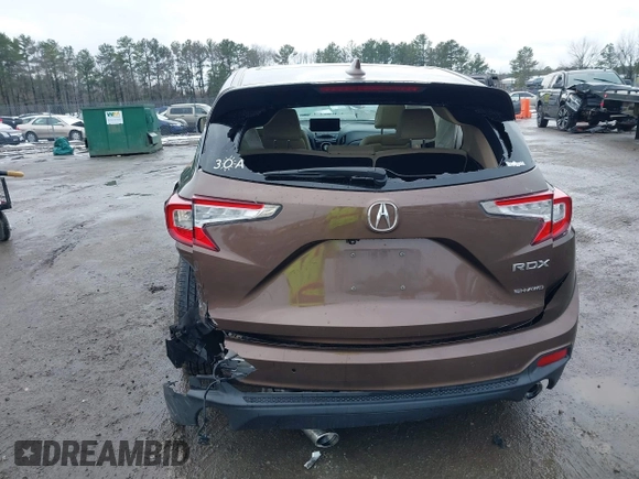 2019 Acura RDX w/Advance Pkg with VIN 5J8TC2H75KL017199, listed as a IAAI auction lot 41565130 with 67,880 mi miles. Bid and sale history available at carsss.com. Image 16.