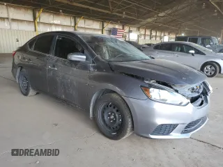 2019 Nissan Sentra S with VIN 3N1AB7AP8KY430020, listed as a Copart auction lot 51343155 with 97,857 mi miles and Salvage Title. Bid and sale history available at DreamBid. Image 4.