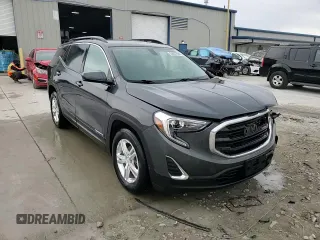 2018 GMC Terrain SLE with VIN 3GKALMEV4JL319157, listed as a Copart auction lot 52027085 with 76,792 mi miles and Salvage Title. Bid and sale history available at carsss.com. Image 14.