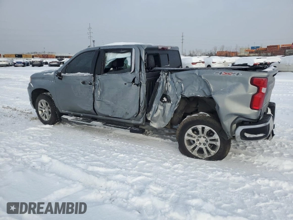 2024 Chevrolet Silverado 1500 LTZ with VIN 1GCUDGEL1RZ104894, listed as a Copart auction lot 41590095 with 33,551 mi miles and Salvage Title. Bid and sale history available at DreamBid. Image 2.