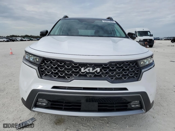 2023 Kia Sorento X-Line SX Prestige with VIN 5XYRKDLF2PG252524, listed as a Copart auction lot 89027855 with 10,143 mi miles and Salvage Title. Bid and sale history available at carsss.com. Image 5.