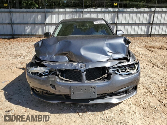 2018 BMW 3 Series 320i xDrive with VIN WBA8A3C54JA358624, listed as a Copart auction lot 74696374 with 55,342 mi miles and Salvage title. Bid and sale history available at DreamBid. Image 5.