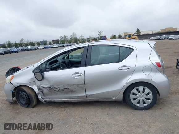 2013 Toyota Prius One with VIN JTDKDTB38D1552111, listed as a IAAI auction lot 41884696 with 151,987 mi miles. Bid and sale history available at carsss.com. Image 14.