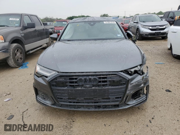 2021 Audi A6 Prestige with VIN WAUM2BF22MN058777, listed as a Copart auction lot 51091314 with 0 mi miles and Salvage Title. Bid and sale history available at carsss.com. Image 5.