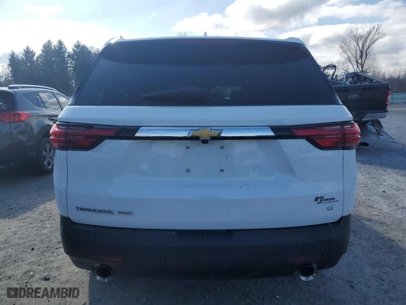 2023 Chevrolet Traverse LT Leather with VIN 1GNEVHKWXPJ231359, listed as a Copart auction lot 50389185 with 33,489 mi miles and Salvage Title. Bid and sale history available at carsss.com. Image 6.