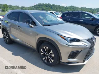 2020 Lexus NX 300 F Sport with VIN JTJSARDZ0L2235829, listed as a IAAI auction lot 42433463 with 51,360 mi miles and . Bid and sale history available at DreamBid. Image 1.