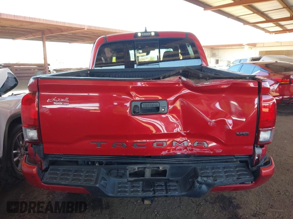 2018 Toyota Tacoma SR with VIN 3TMCZ5AN8JM141486, listed as a IAAI auction lot 42142145 with 54,851 mi miles and . Bid and sale history available at DreamBid. Image 16.