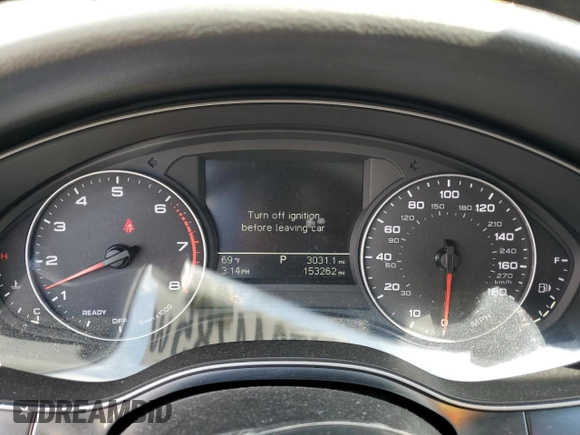 2016 Audi A6 2.0T Premium with VIN WAUCFAFC3GN110442, listed as a Copart auction lot 47944785 with 153,262 mi miles and Clean Title. Bid and sale history available at carsss.com. Image 9.