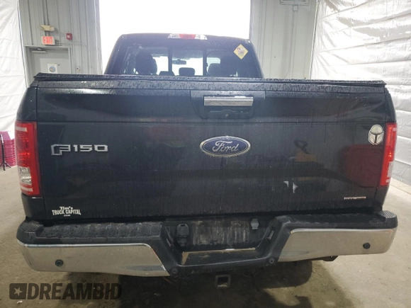 2015 Ford F-150 XLT with VIN 1FTFX1EF9FKD86097, listed as a Copart auction lot 55771465 with 152,026 mi miles and Salvage title. Bid and sale history available at DreamBid. Image 6.