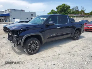 2022 Toyota Tundra Limited with VIN 5TFJA5DBXNX045245, listed as a Copart auction lot 58376605 with 34,373 mi miles and Non repairable. Bid and sale history available at DreamBid. Image 1.