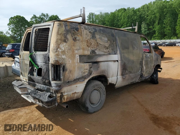 2000 Ford Econoline Cargo z VIN 1FTNE2424YHB40676, wystawiony jako Copart lot #53939115 z przebiegiem Nie podano mil oraz Szkoda całkowita • Salvage title. Historia ofert i sprzedaży dostępna na DreamBid. Obrazek 3.
