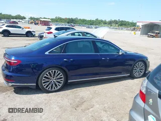 2019 Audi A8 with VIN WAU8DAF82KN017394, listed as a IAAI auction lot 42414936 with 22,482 mi miles and . Bid and sale history available at DreamBid. Image 13.