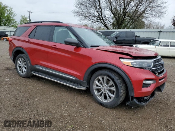 2023 Ford Explorer XLT с VIN 1FMSK8DH7PGA54572, выставлен на аукционе Copart как лот 55554925 с пробегом 35 686 миль миль и Чистый • Clean title. История ставок и продаж доступна на DreamBid. Изображение 4.