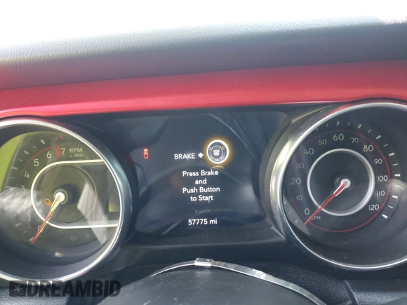 2021 Jeep Gladiator Rubicon with VIN 1C6JJTBG2ML515932, listed as a IAAI auction lot 42471704 with 57,775 mi miles and . Bid and sale history available at DreamBid. Image 7.
