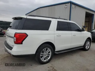 2022 Ford Expedition Max XLT with VIN 1FMJK1JT2NEA45380, listed as a Copart auction lot 49838105 with 46,757 mi miles and Salvage Title. Bid and sale history available at DreamBid. Image 3.