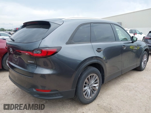 2024 Mazda CX-90 Preferred Plus with VIN JM3KKCHD3R1153224, listed as a IAAI auction lot 42148905 with 9,484 mi miles and . Bid and sale history available at DreamBid. Image 4.