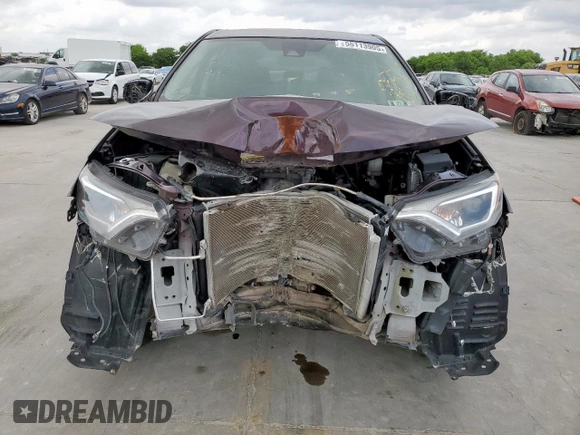 2018 Toyota RAV4 LE with VIN 2T3BFREV0JW713641, listed as a Copart auction lot 55113905 with 58,617 mi miles and Salvage Title. Bid and sale history available at carsss.com. Image 5.