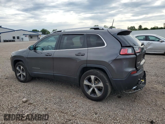 2019 Jeep Cherokee Limited with VIN 1C4PJMDX5KD282058, listed as a Copart auction lot 61359345 with 65,347 mi miles and Salvage title. Bid and sale history available at DreamBid. Image 2.