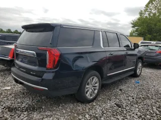 2021 GMC Yukon XL SLT with VIN 1GKS2GKT0MR347434, listed as a Copart auction lot 64186144 with 49,390 mi miles and Salvage Title. Bid and sale history available at carsss.com. Image 3.