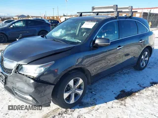 2016 Acura MDX with VIN 5FRYD4H27GB043605, listed as a IAAI auction lot 41402737 with 129,259 mi miles. Bid and sale history available at carsss.com. Image 17.