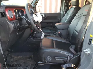 2023 Jeep Wrangler Rubicon with VIN 1C4JJXFG9PW678123, listed as a Copart auction lot 81574334 with 19,621 mi miles and Salvage Title. Bid and sale history available at carsss.com. Image 7.