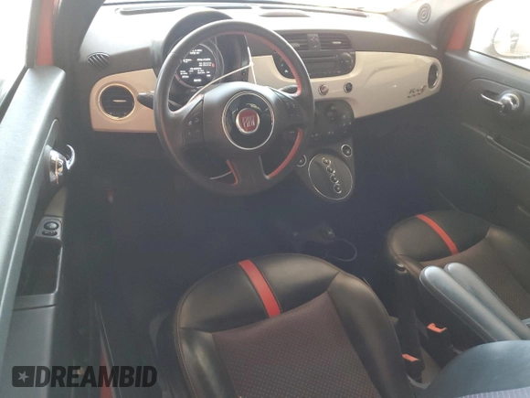 2015 FIAT 500e with VIN 3C3CFFGE6FT507288, listed as a Copart auction lot 61210945 with 47,512 mi miles and Clean title. Bid and sale history available at DreamBid. Image 8.