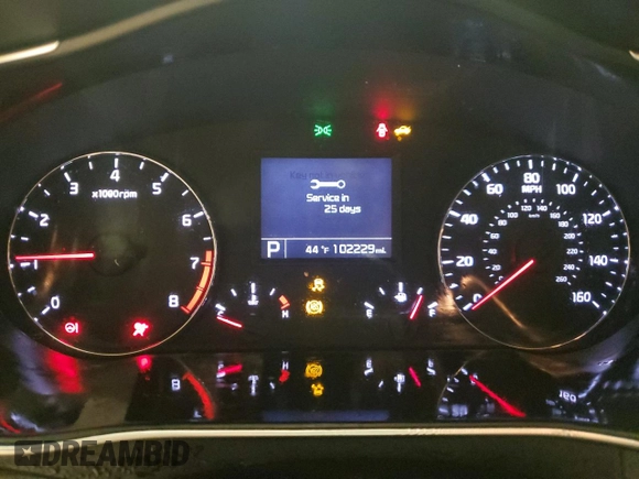 2014 Kia Cadenza Premium with VIN KNALN4D7XE5165767, listed as a Copart auction lot 81520014 with 102,229 mi miles and Salvage Title. Bid and sale history available at carsss.com. Image 9.