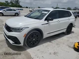 2022 Volkswagen Tiguan SE R-Line Black with VIN 3VVCB7AX7NM022952, listed as a Copart auction lot 62689115 with 16,119 mi miles and Salvage title. Bid and sale history available at DreamBid. Image 1.