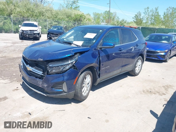 2023 Chevrolet Equinox LT with VIN 3GNAXKEG7PL197318, listed as a IAAI auction lot 42208609 with 45,092 mi miles and . Bid and sale history available at carsss.com. Image 17.