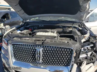 2024 Lincoln Navigator Reserve with VIN 5LMJJ2LGXREL14043, listed as a Copart auction lot 83707174 with 11,943 mi miles and Salvage Title. Bid and sale history available at carsss.com. Image 12.