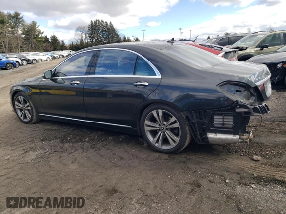 2019 Mercedes-Benz S 450 with VIN WDDUG6EB8KA440903, listed as a Copart auction lot 46684385 with 30,969 mi miles and Salvage title. Bid and sale history available at DreamBid. Image 2.