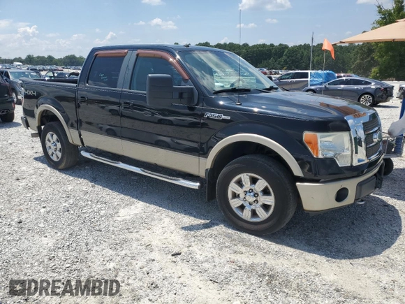 2009 Ford F-150 XL with VIN 1FTPW14V79FA60490, listed as a Copart auction lot 62701335 with 167,017 mi miles and Salvage title. Bid and sale history available at DreamBid. Image 4.