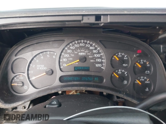 2003 Chevrolet Suburban LT with VIN 3GNGK26UX3G117266, listed as a IAAI auction lot 41615482 with 276,761 mi miles. Bid and sale history available at carsss.com. Image 7.