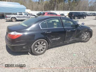 2009 Hyundai Genesis with VIN KMHGC46E69U041086, listed as a Copart auction lot 51020435 with 128,764 mi miles and Salvage Title. Bid and sale history available at DreamBid. Image 3.