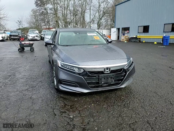 2018 Honda Accord Sedan LX 1.5T with VIN 1HGCV1F19JA182914, listed as a Copart auction lot 46905435 with 0 mi miles and Salvage Title. Bid and sale history available at carsss.com. Image 10.