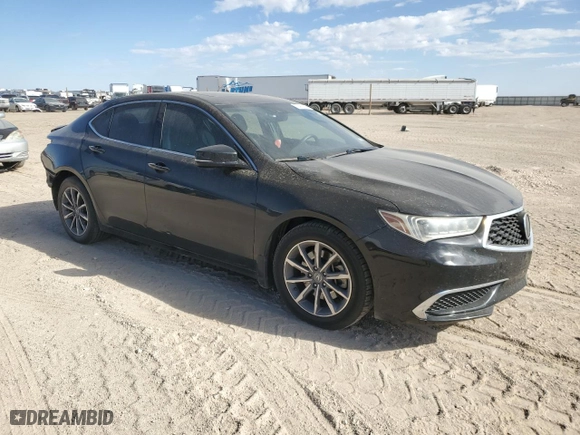 2018 Acura TLX with VIN 19UUB1F36JA001623, listed as a Copart auction lot 78412174 with 104,153 mi miles and Salvage Title. Bid and sale history available at carsss.com. Image 4.
