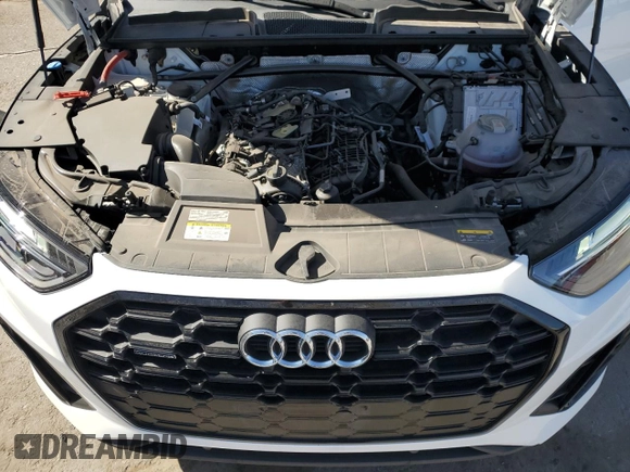 2025 Audi Q5 S line Premium z VIN WA1GAAFYXS2023169, wystawiony jako Copart lot #48351065 z przebiegiem 6 012 mil mil oraz Czysty tytuł • Clean title. Historia ofert i sprzedaży dostępna na DreamBid. Obrazek 12.