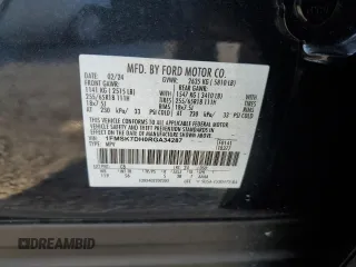 2024 Ford Explorer XLT with VIN 1FMSK7DH0RGA34287, listed as a Copart auction lot 46893315 with 7,131 mi miles and Salvage Title. Bid and sale history available at carsss.com. Image 16.