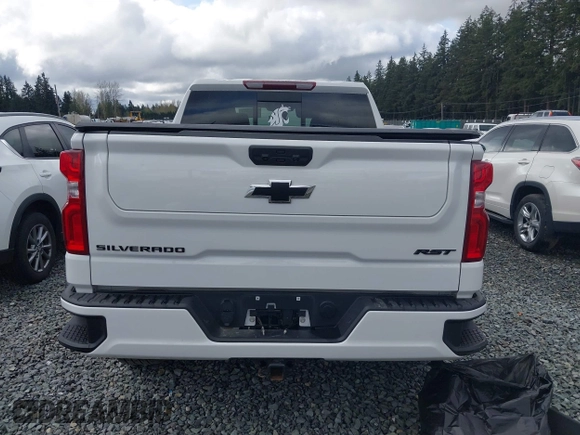 2024 Chevrolet Silverado 1500 RST with VIN 2GCUDEED4R1184536, listed as a IAAI auction lot 41924864 with 16,198 mi miles. Bid and sale history available at carsss.com. Image 16.