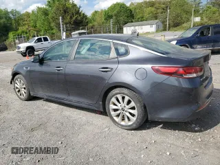 2018 Kia Optima LX with VIN 5XXGT4L33JG231140, listed as a Copart auction lot 55649125 with 110,102 mi miles and Clean Title. Bid and sale history available at carsss.com. Image 2.