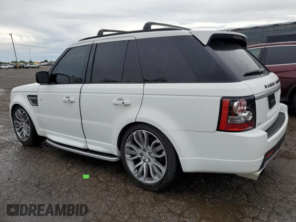 2012 Land Rover Range Rover Sport SC Autobiography with VIN SALSP2E41CA734990, listed as a Copart auction lot 57057275 with 90,930 mi miles and Clean title. Bid and sale history available at DreamBid. Image 2.