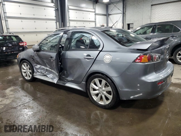 2015 Mitsubishi Lancer GT with VIN JA32U8FW4FU022218, listed as a Copart auction lot 84468334 with 76,297 mi miles and Salvage Title. Bid and sale history available at carsss.com. Image 2.