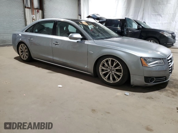 2013 Audi A8 3.0L with VIN WAURGAFD6DN004059, listed as a Copart auction lot 51054525 with 162,675 mi miles and Clean title. Bid and sale history available at DreamBid. Image 4.