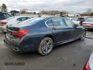 2019 BMW 7 Series 740i xDrive with VIN WBA7E4C55KGV70176, listed as a Copart auction lot 80545453 with Not Provided miles and . Bid and sale history available at DreamBid. Image 3.